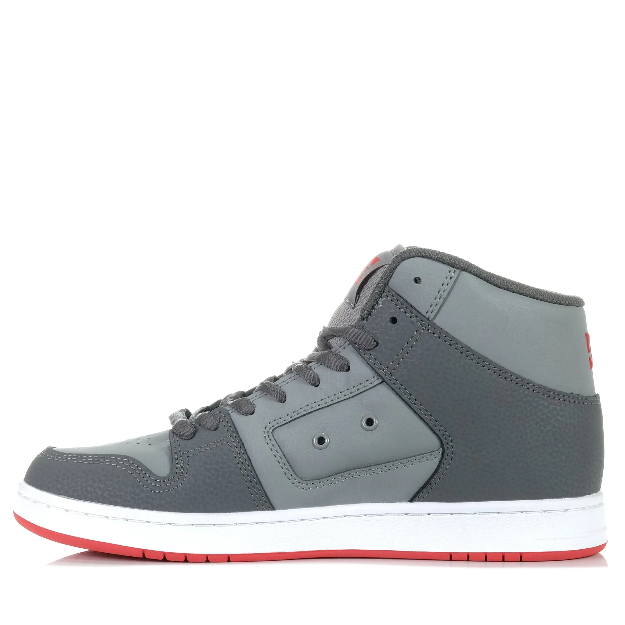 DC Men's Manteca 4 High Top Shoes in White and Grey - Versatile and Stylish Footwear