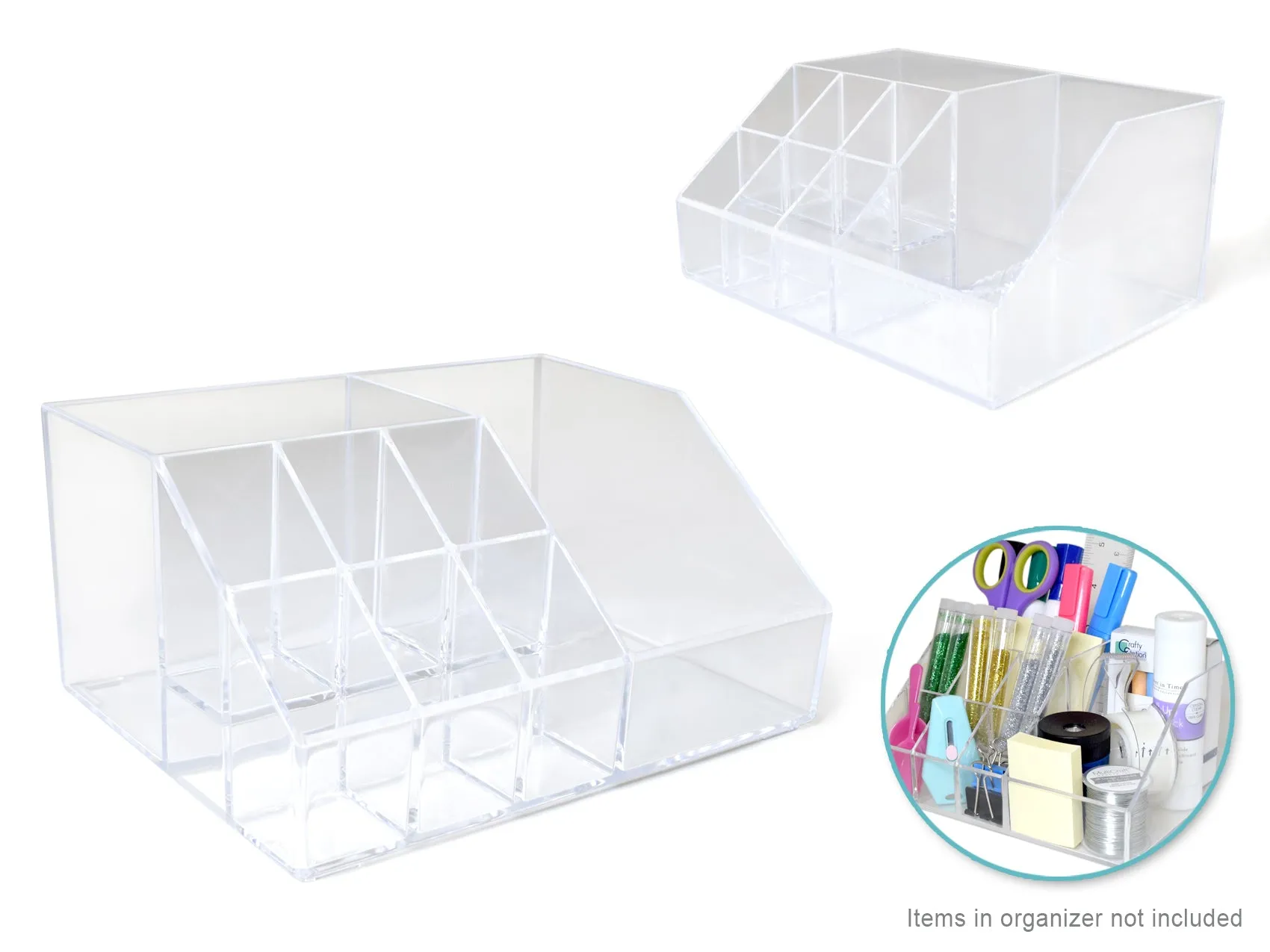 Desktop Organizer, 8 slot Multi Level