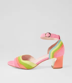 DJANGO & JULIETTE Jabaru Gelato Multi Suede Sandals