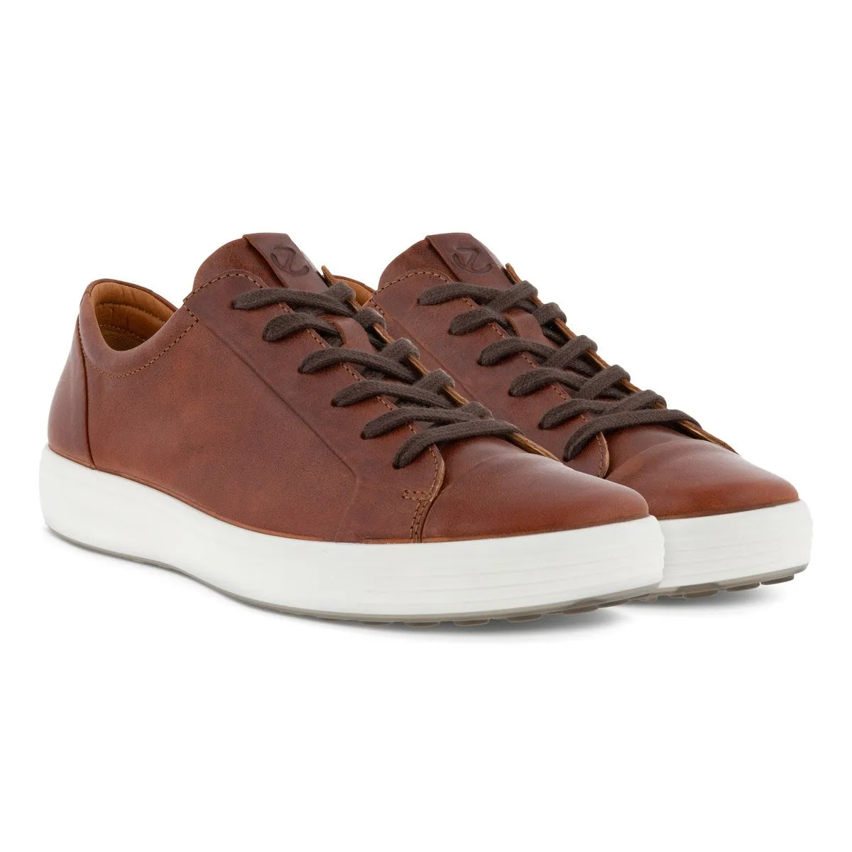 ECCO - Soft Casual Lace Up - Cognac