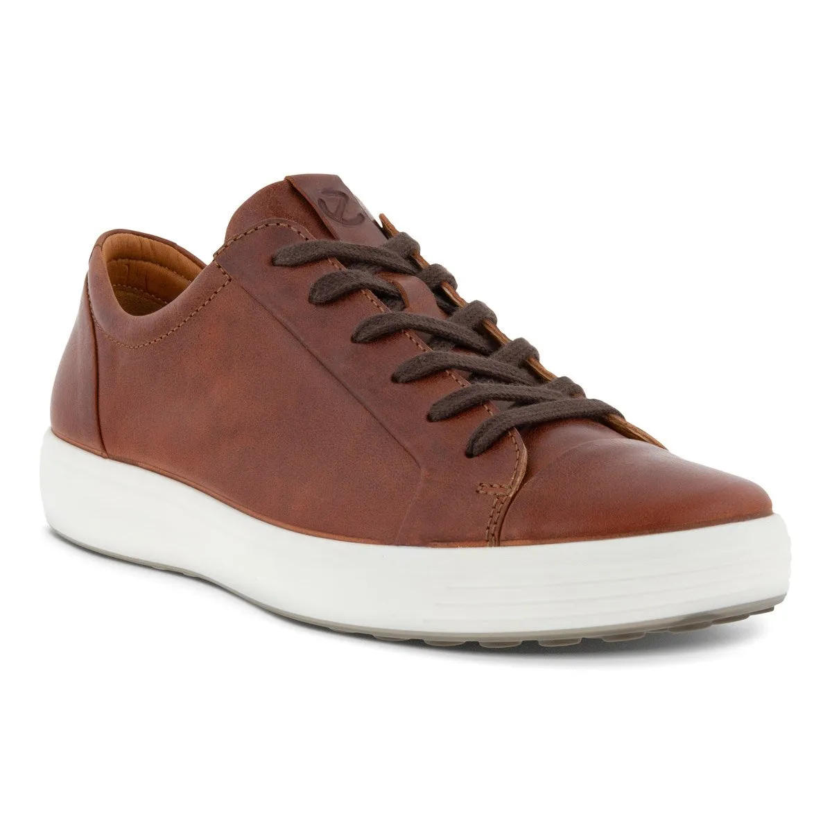 ECCO - Soft Casual Lace Up - Cognac