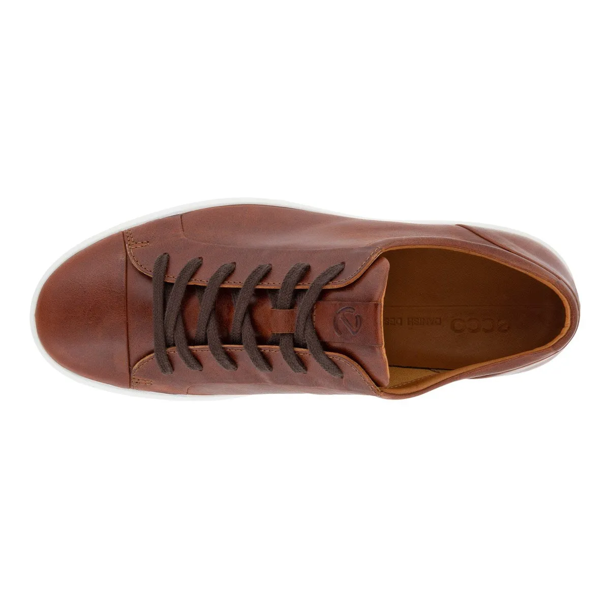 ECCO - Soft Casual Lace Up - Cognac