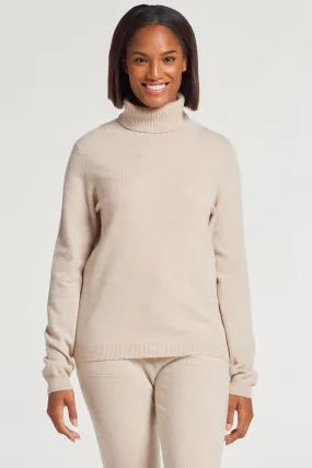 Emily Cashmere Turtleneck Sweater