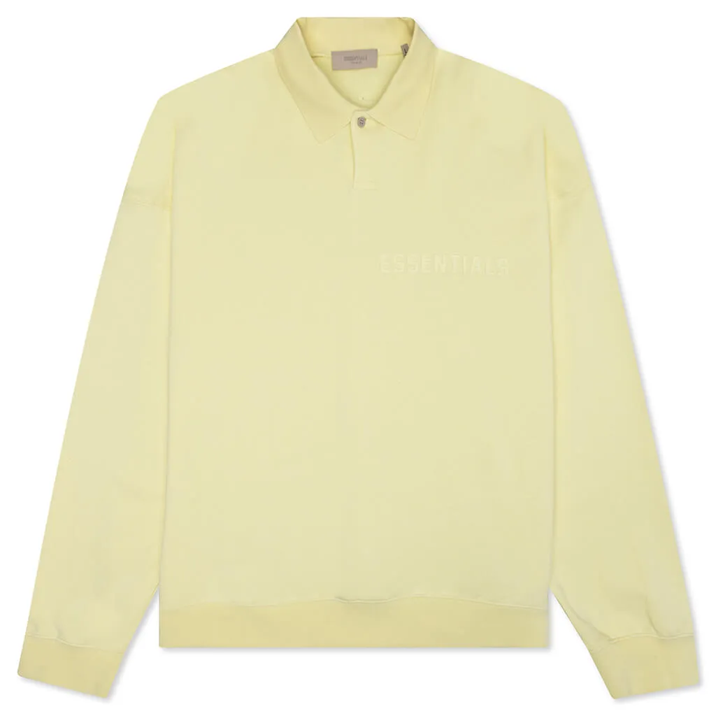 Essentials L/S Polo - Canary