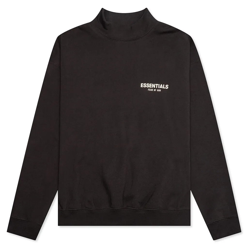 Essentials Mockneck - Iron