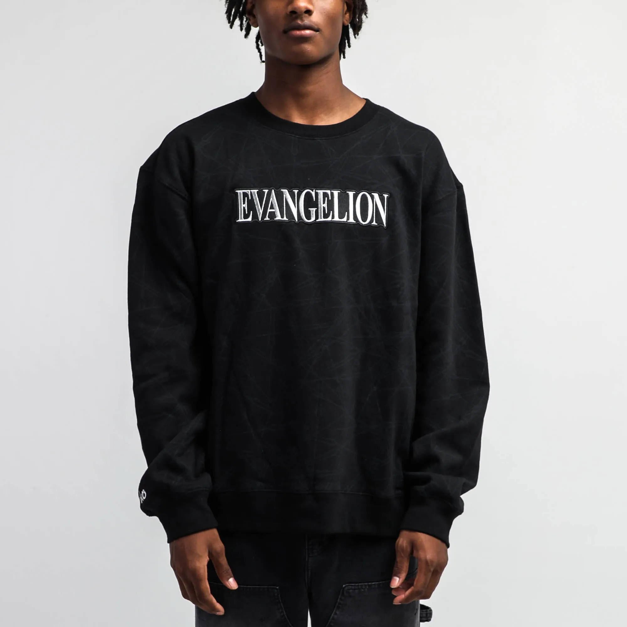 Evangelion Black Crew Neck Sweatshirt