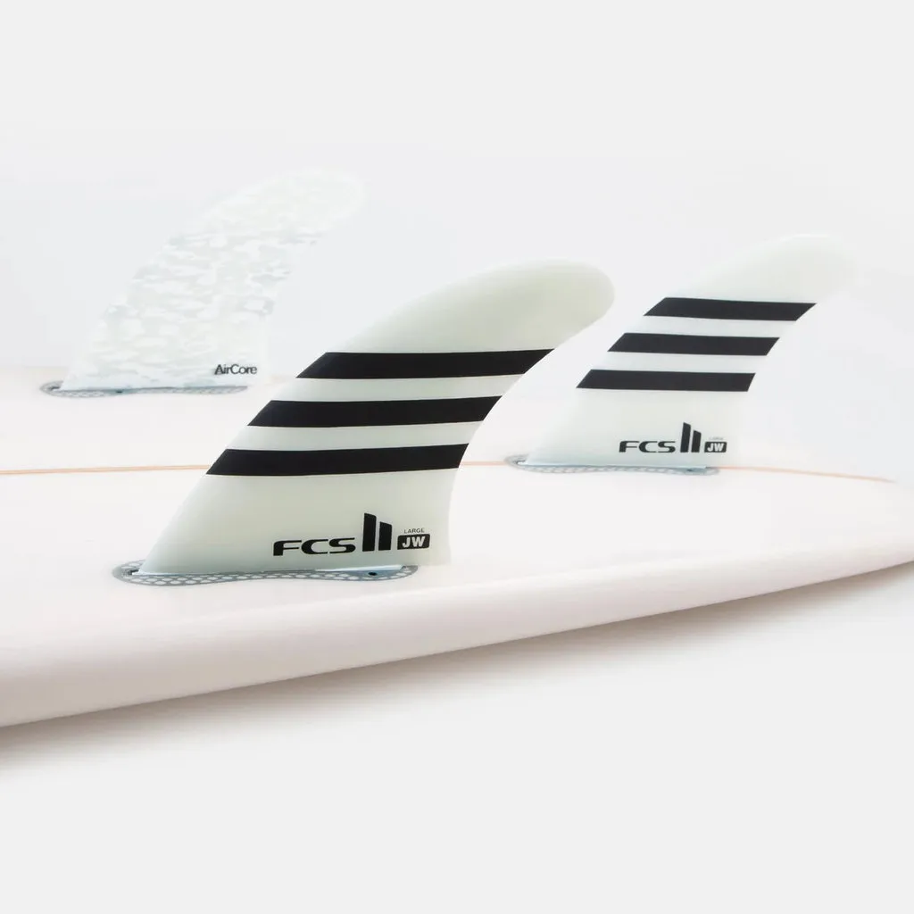 FCS II Julian Wilson PC Large Black/White Tri Fins