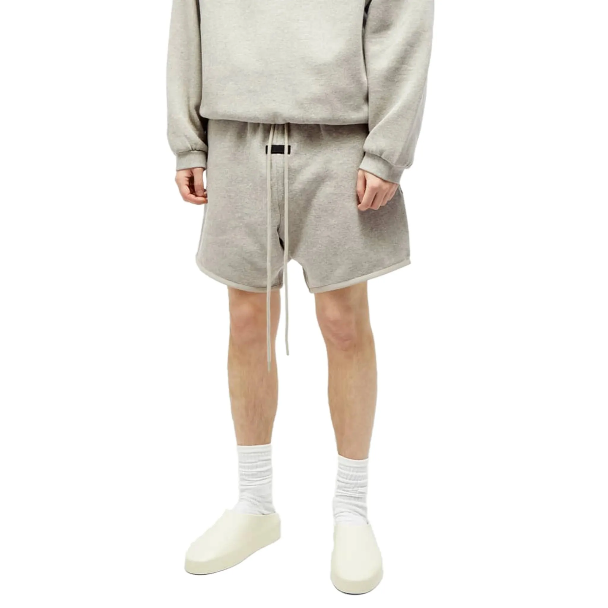 Fear Of God Essentials Dark Heather Oatmeal Shorts (FW23)