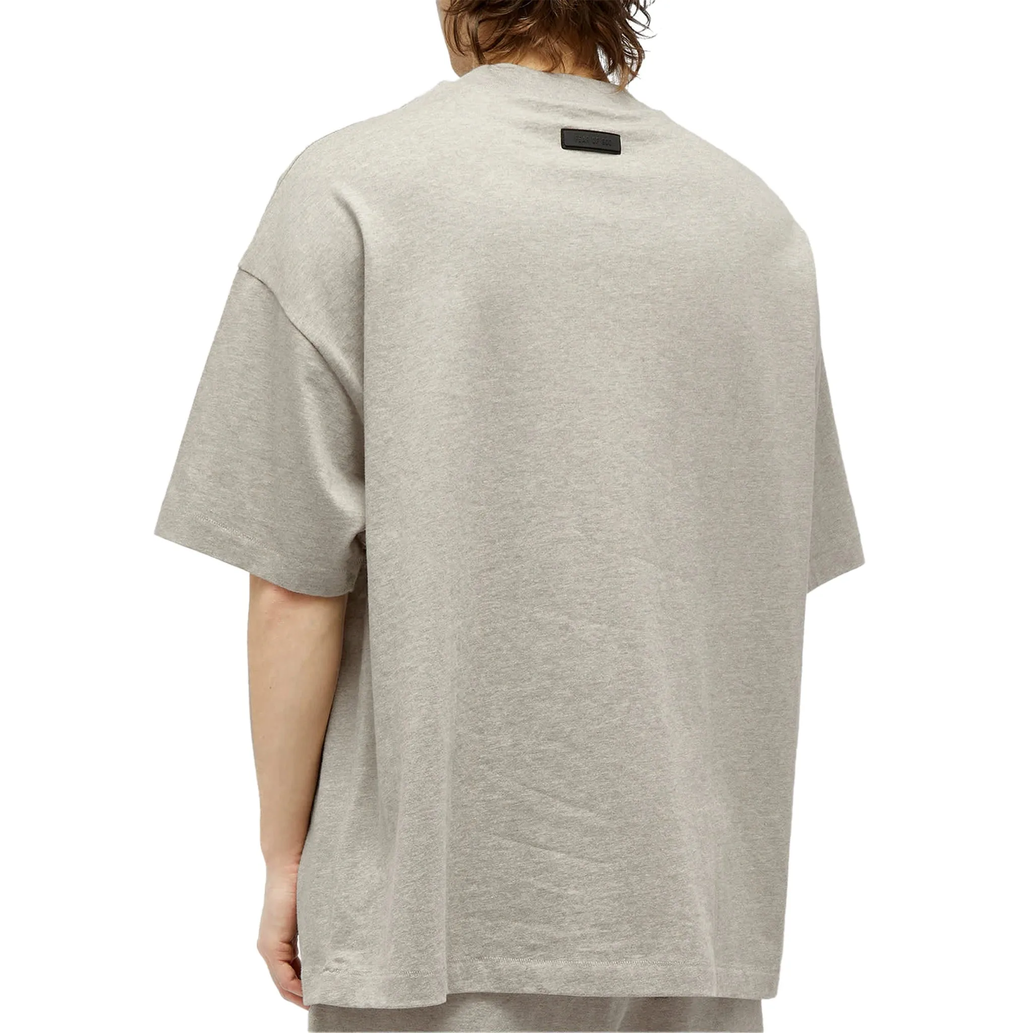 Fear of God Essentials SS Dark Heather Oatmeal T Shirt (FW23)