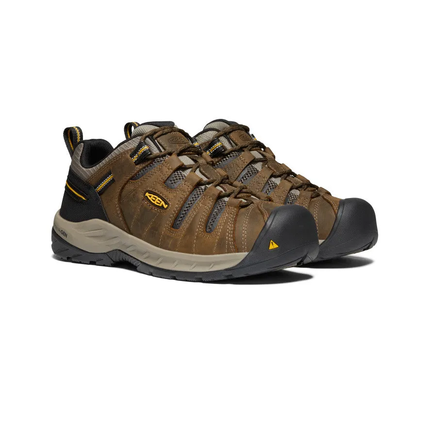 Flint II Soft Toe Men's Shoes | Cascade Brown/Golden Rod