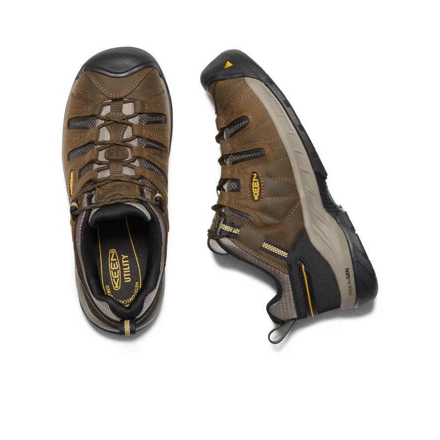 Flint II Soft Toe Men's Shoes | Cascade Brown/Golden Rod