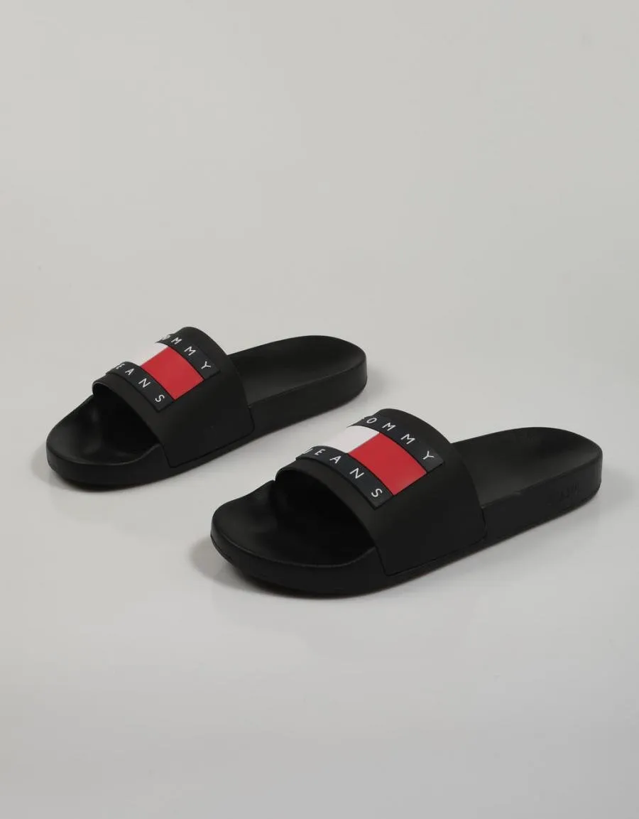  flip flops TOMMY HILFIGER Tommy en Black 81437