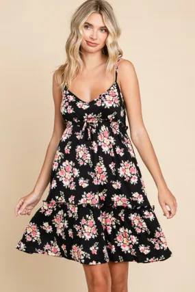 Floral Frill Cami Dress