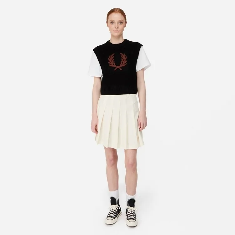 FRED PERRY  |Casual Style Sleeveless Street Style Plain High-Neck Logo