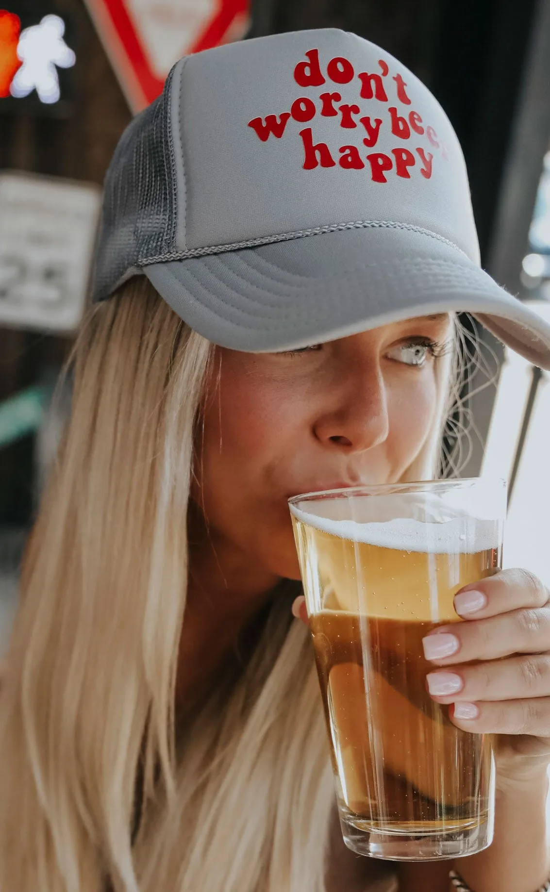 Friday and Saturday: Beer Trucker Hat, No Worries