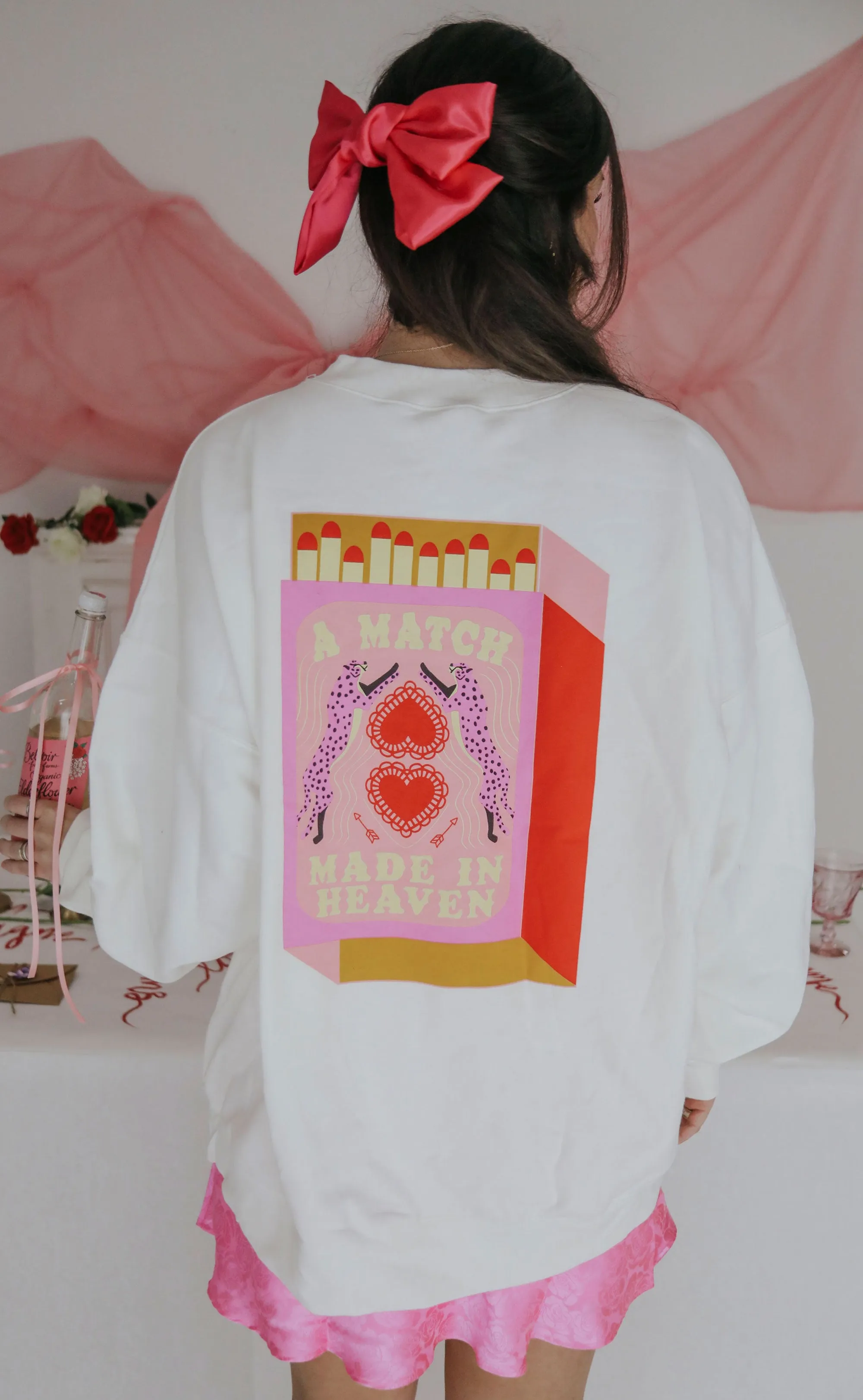 Friday and Saturday Burning Love Sweatshirt.