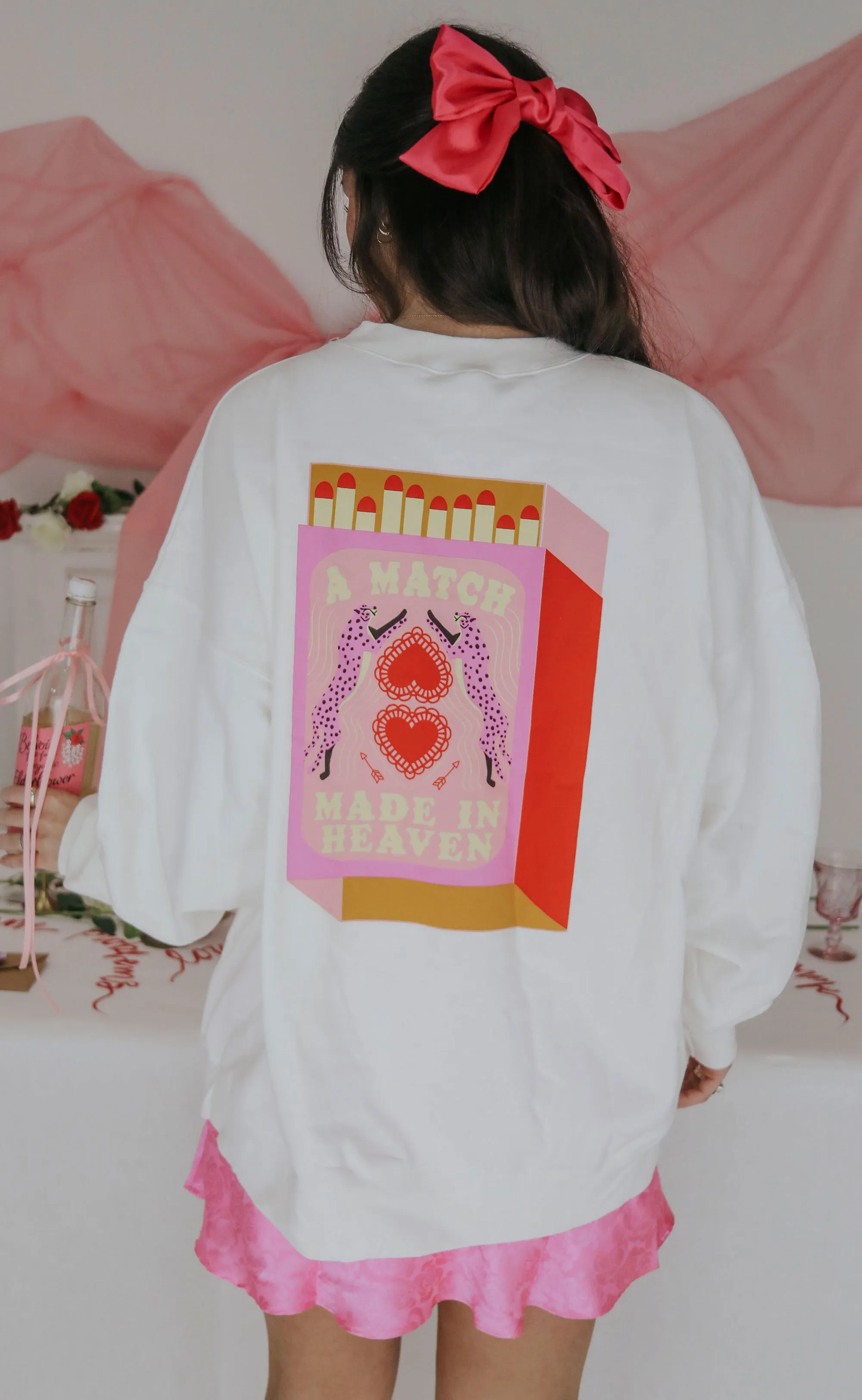 Friday and Saturday Burning Love Sweatshirt.