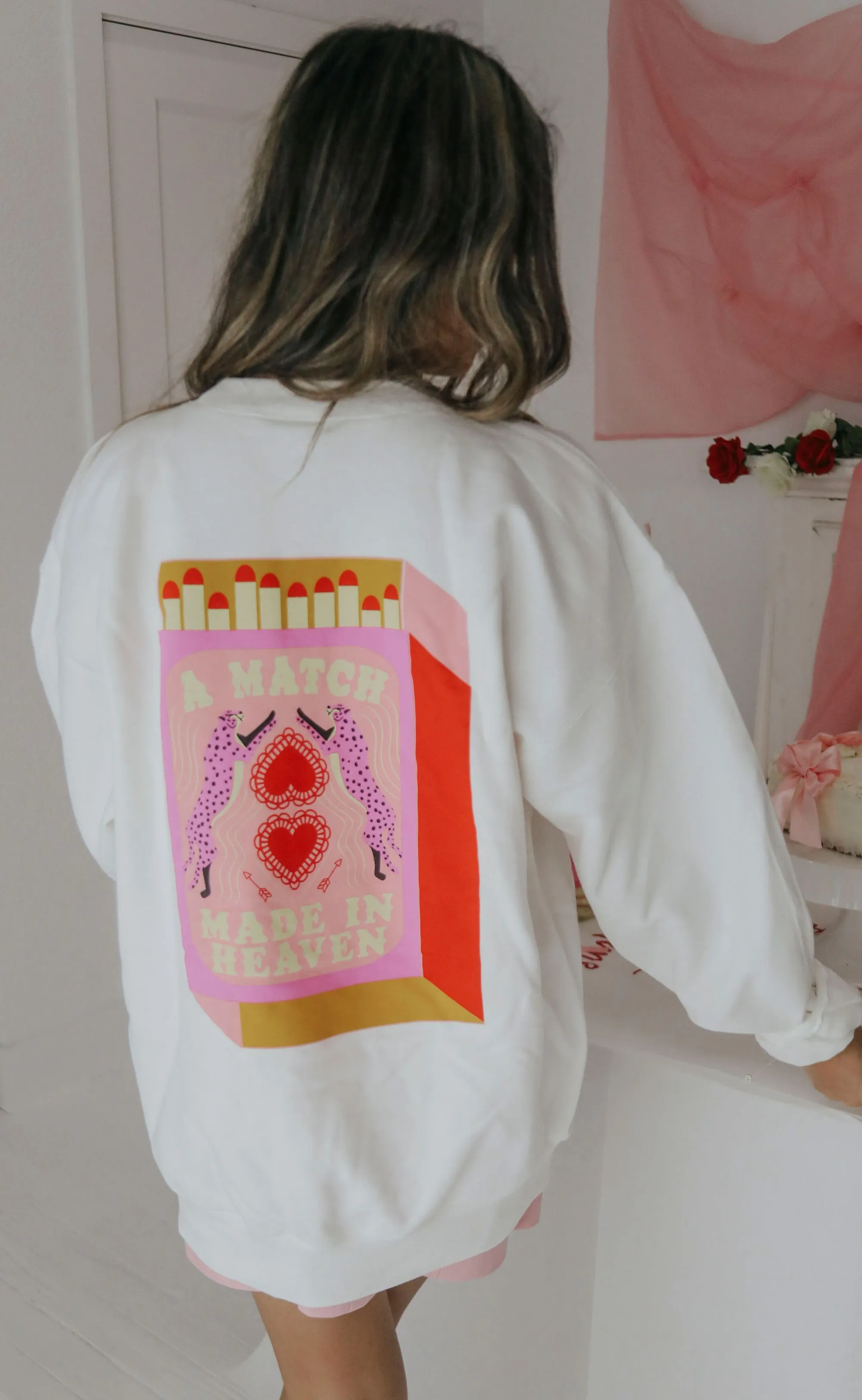 Friday and Saturday Burning Love Sweatshirt.