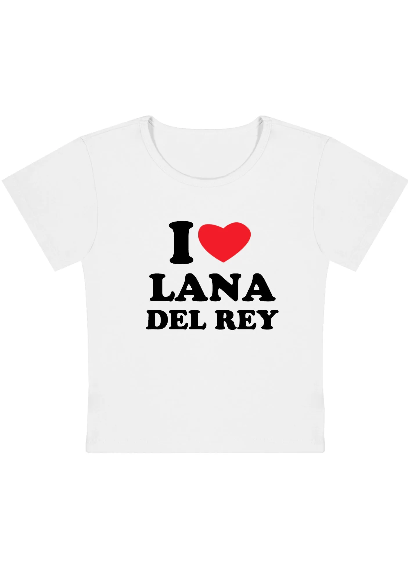 I Love Lanx Del Rey Y2K Baby Tee