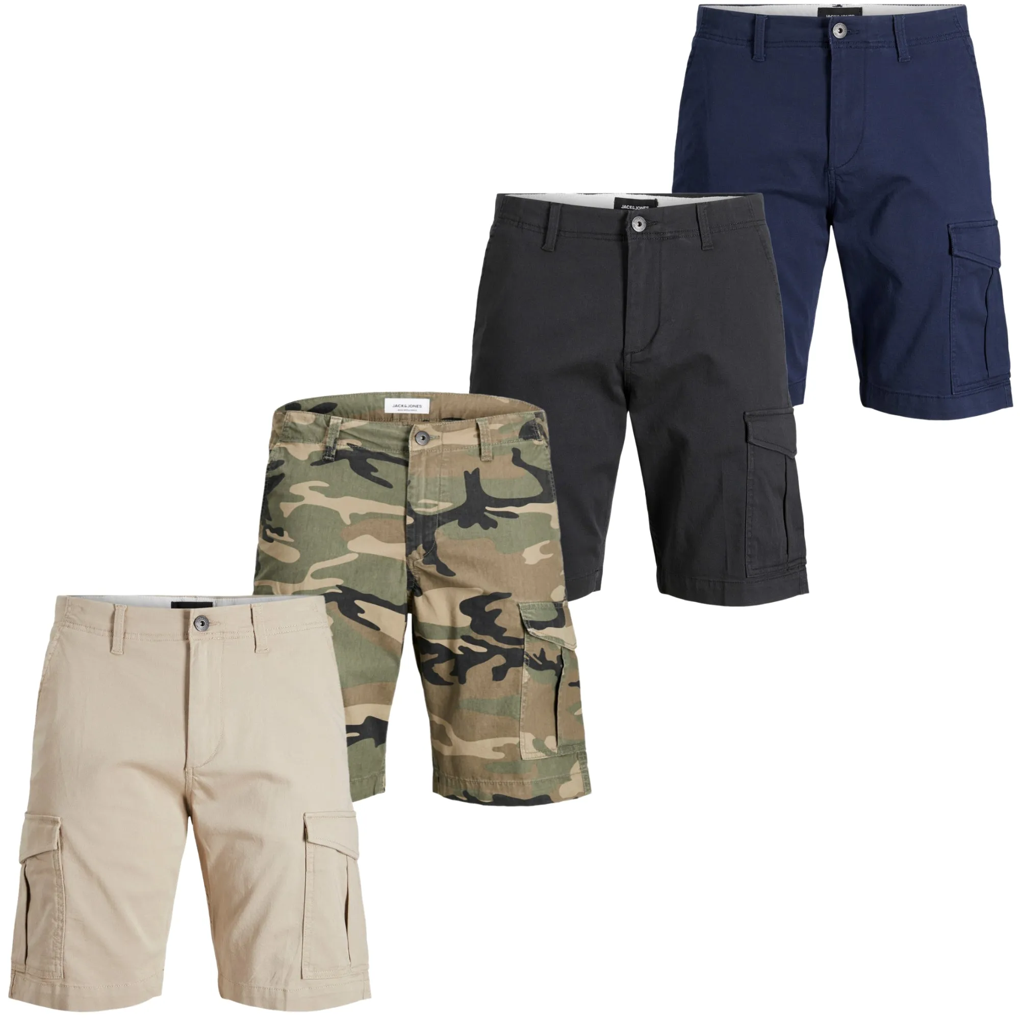 Jack & Jones Mens 'JJCargo' JPSTJoe Cargo Shorts