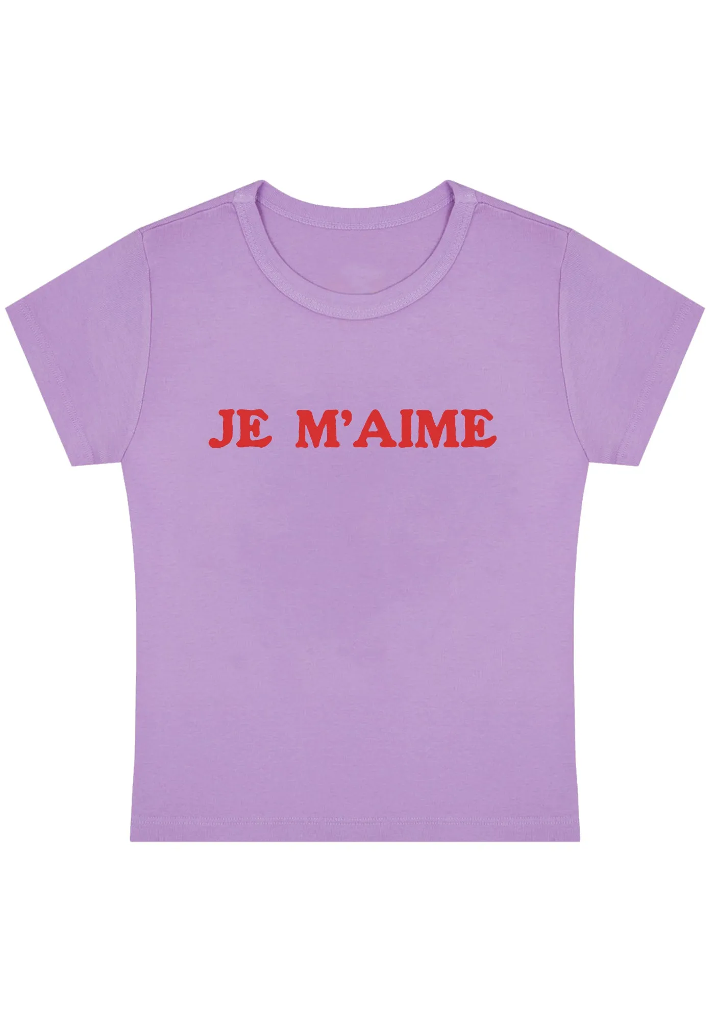 Je M'aime Y2K Baby Tee