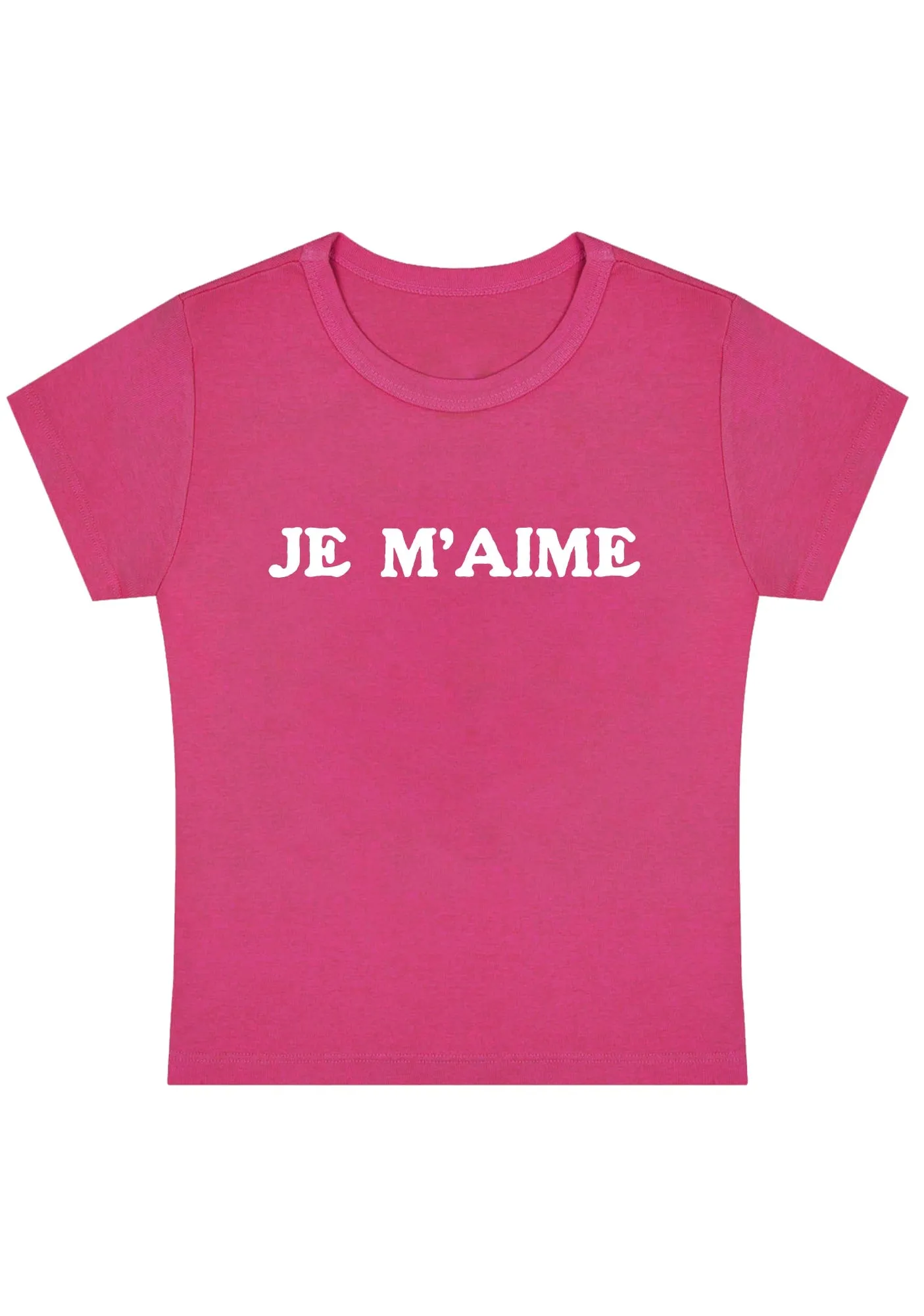 Je M'aime Y2K Baby Tee