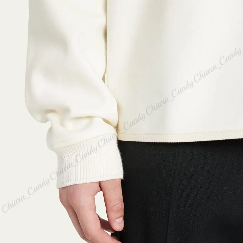 Jil Sander  |Crew Neck Wool Street Style Long Sleeves Plain Designers