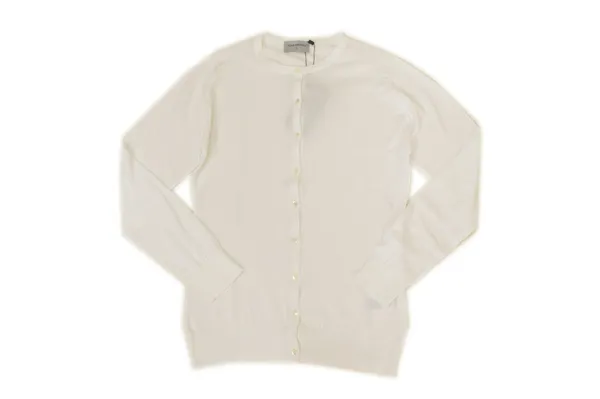 JOHN SMEDLEY  |Casual Style Long Sleeves Plain Cotton Medium Office Style