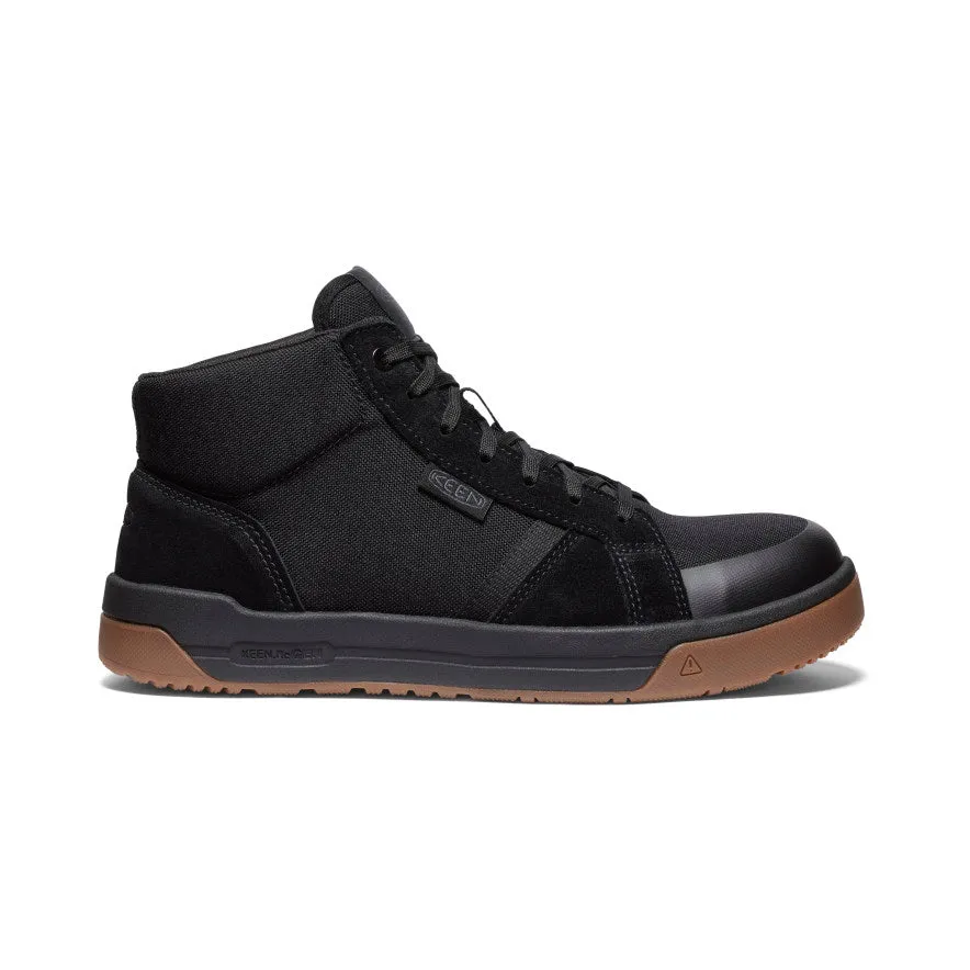 Kenton Mid Work Shoe with Carbon-Fiber Toe in Black/Gum