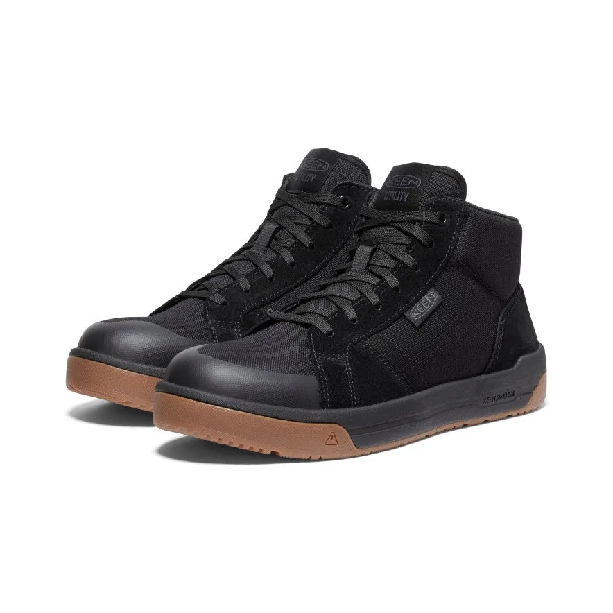 Kenton Mid Work Shoe with Carbon-Fiber Toe in Black/Gum