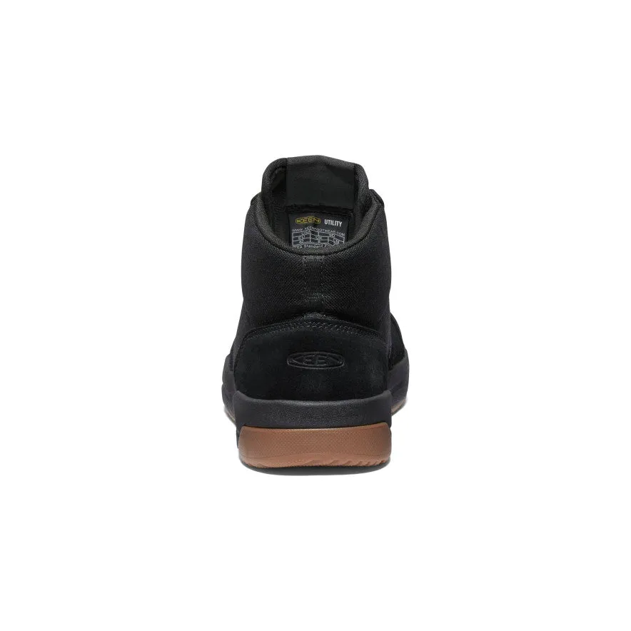 Kenton Mid Work Shoe with Carbon-Fiber Toe in Black/Gum