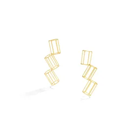 Long Gold Espias Earrings