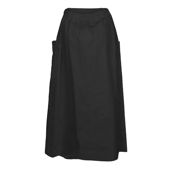 LONG SKIRT Woman Black 