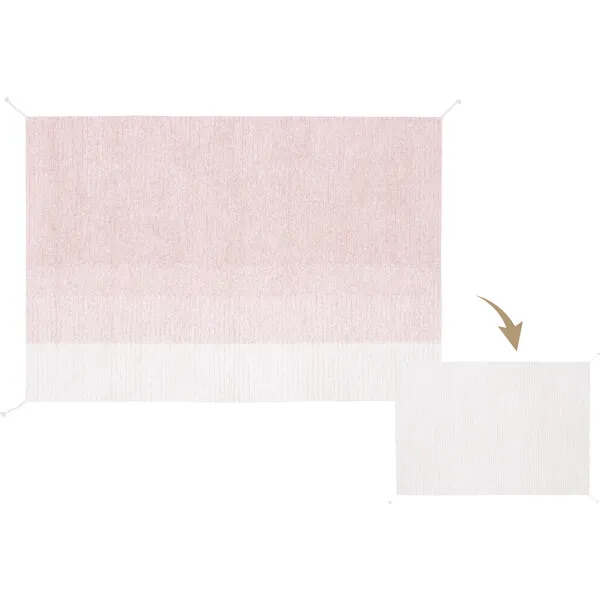 Lorena Canals Reversible Gelato Rug, Pink