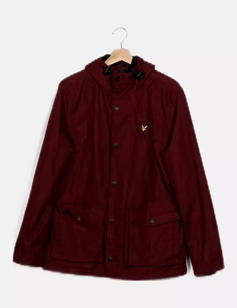 Lyle&scott Chaqueta granate