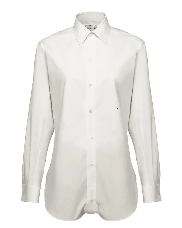 Maison Margiela  |Casual Style Long Sleeves Plain Cotton Office Style