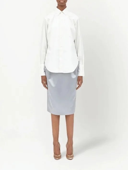 Maison Margiela  |Casual Style Long Sleeves Plain Cotton Office Style