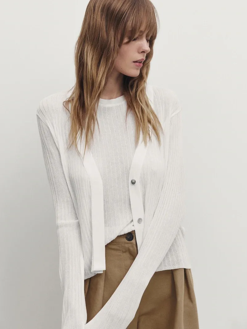 Massimo Dutti  |Casual Style Long Sleeves Plain Office Style Elegant Style