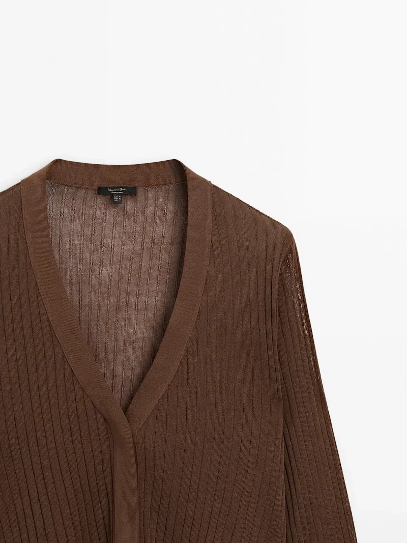 Massimo Dutti  |Casual Style Long Sleeves Plain Office Style Elegant Style