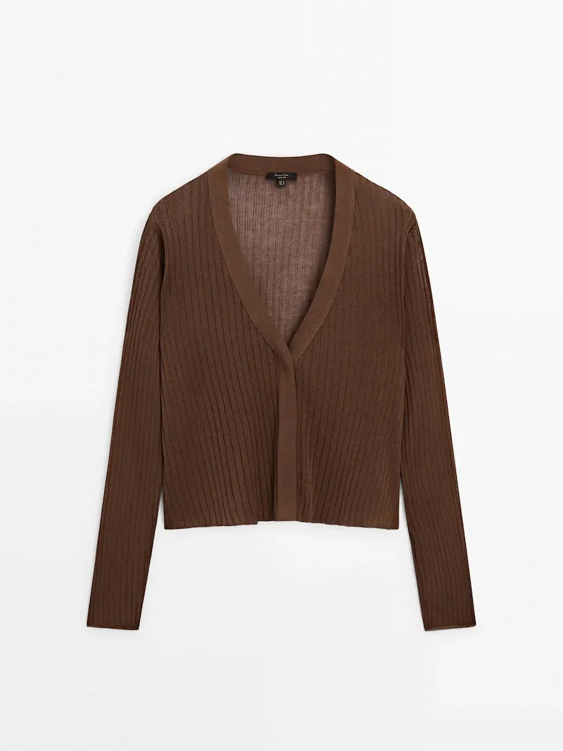 Massimo Dutti  |Casual Style Long Sleeves Plain Office Style Elegant Style