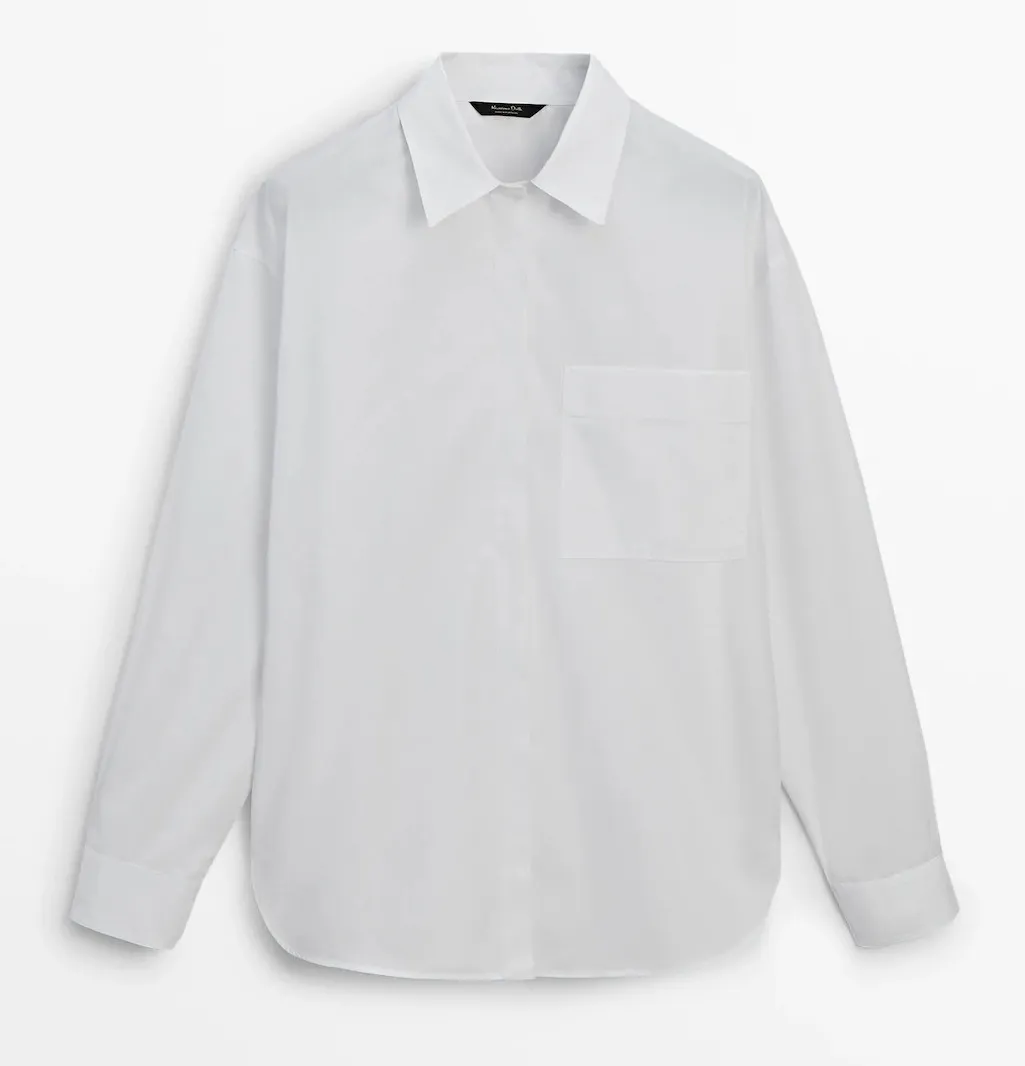 Massimo Dutti  |Casual Style Long Sleeves Plain Shirts & Blouses