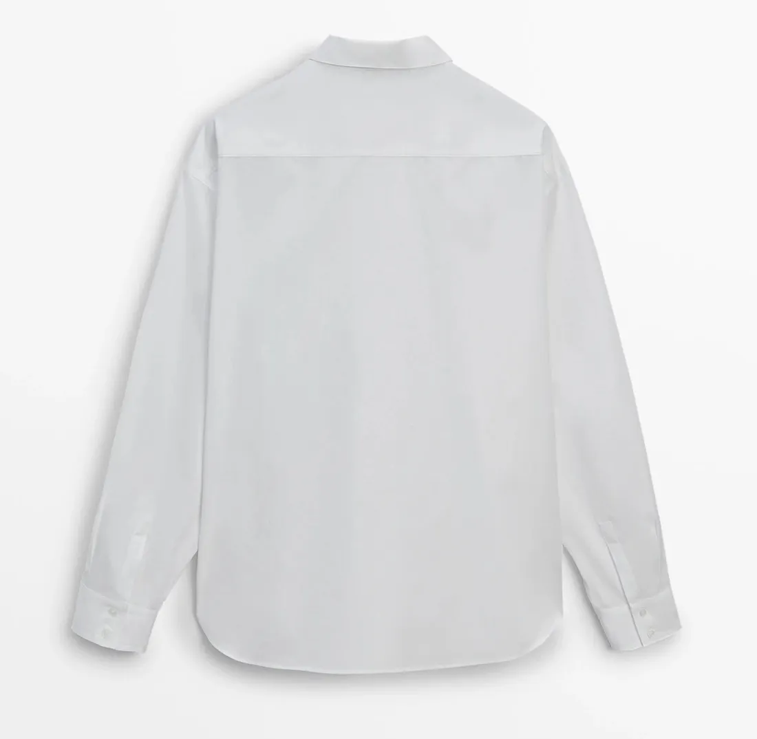 Massimo Dutti  |Casual Style Long Sleeves Plain Shirts & Blouses