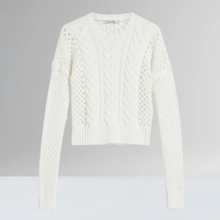 MaxMara  |Casual Style Long Sleeves Plain Cotton Party Style