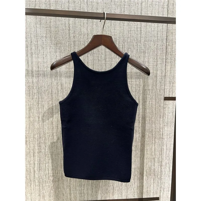 MaxMara  |Halter neck top in vanisé wool