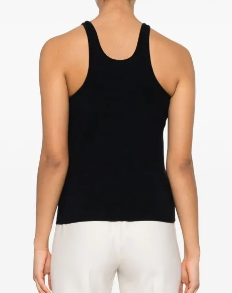 MaxMara  |Halter neck top in vanisé wool