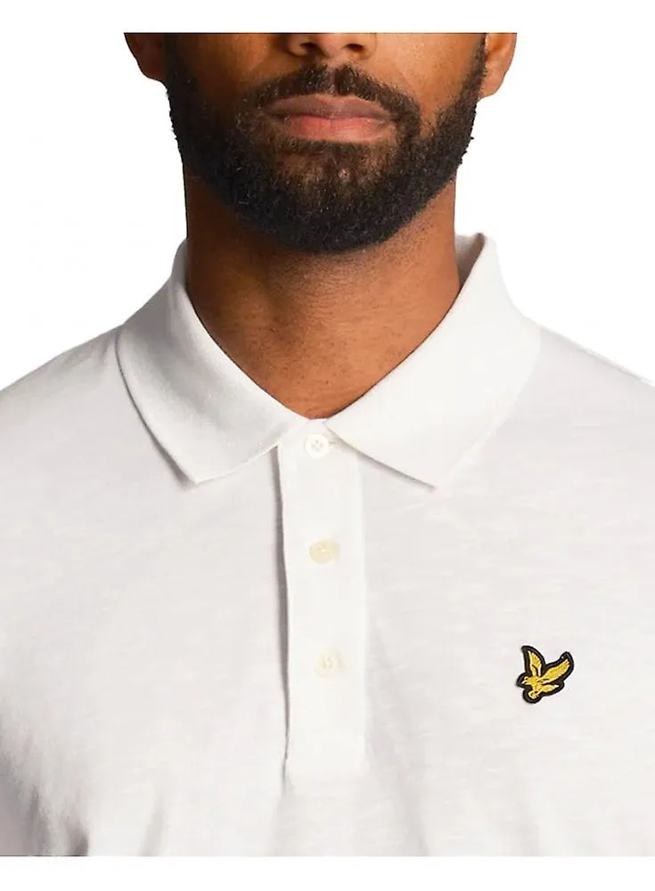 Men's Lyle & Scott Slub Polo Shirt White