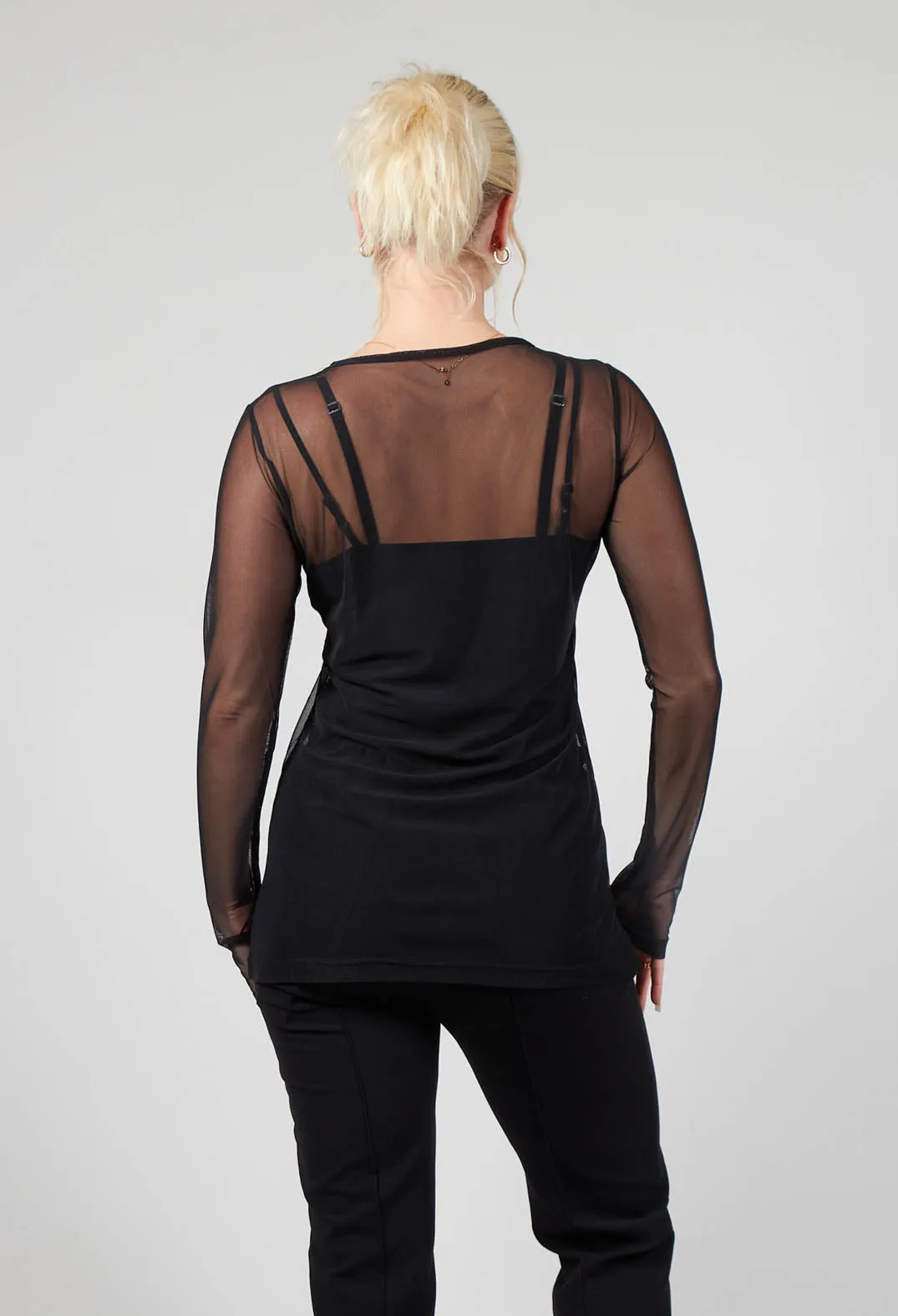 Mesh Long Sleeved Top