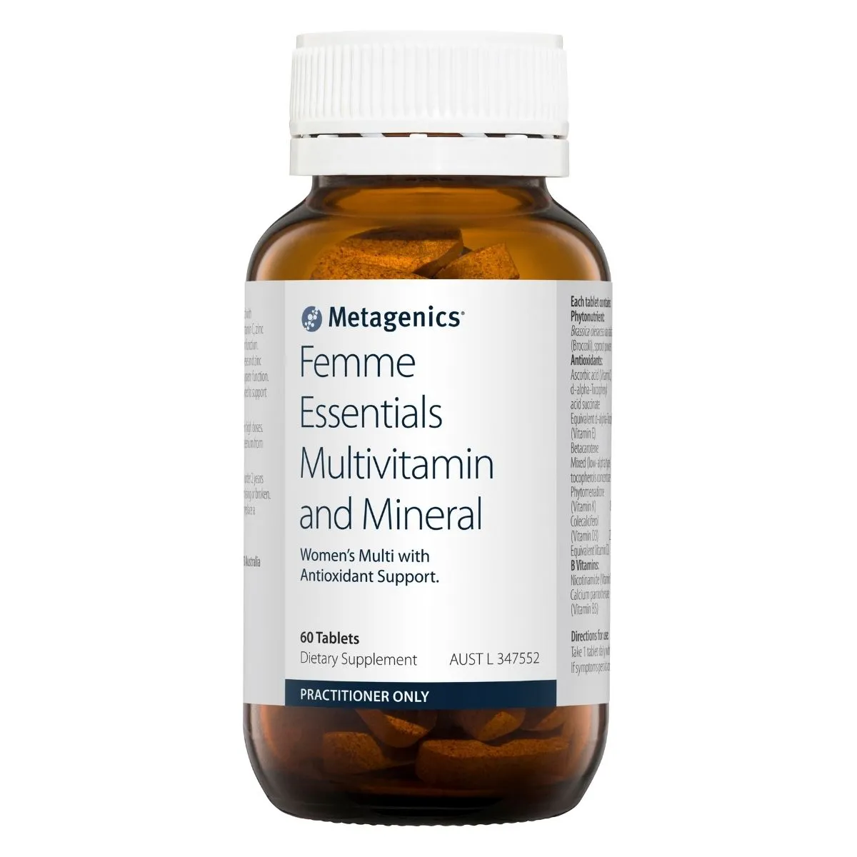 Metagenics Femme Essentials Multivitamin and Mineral