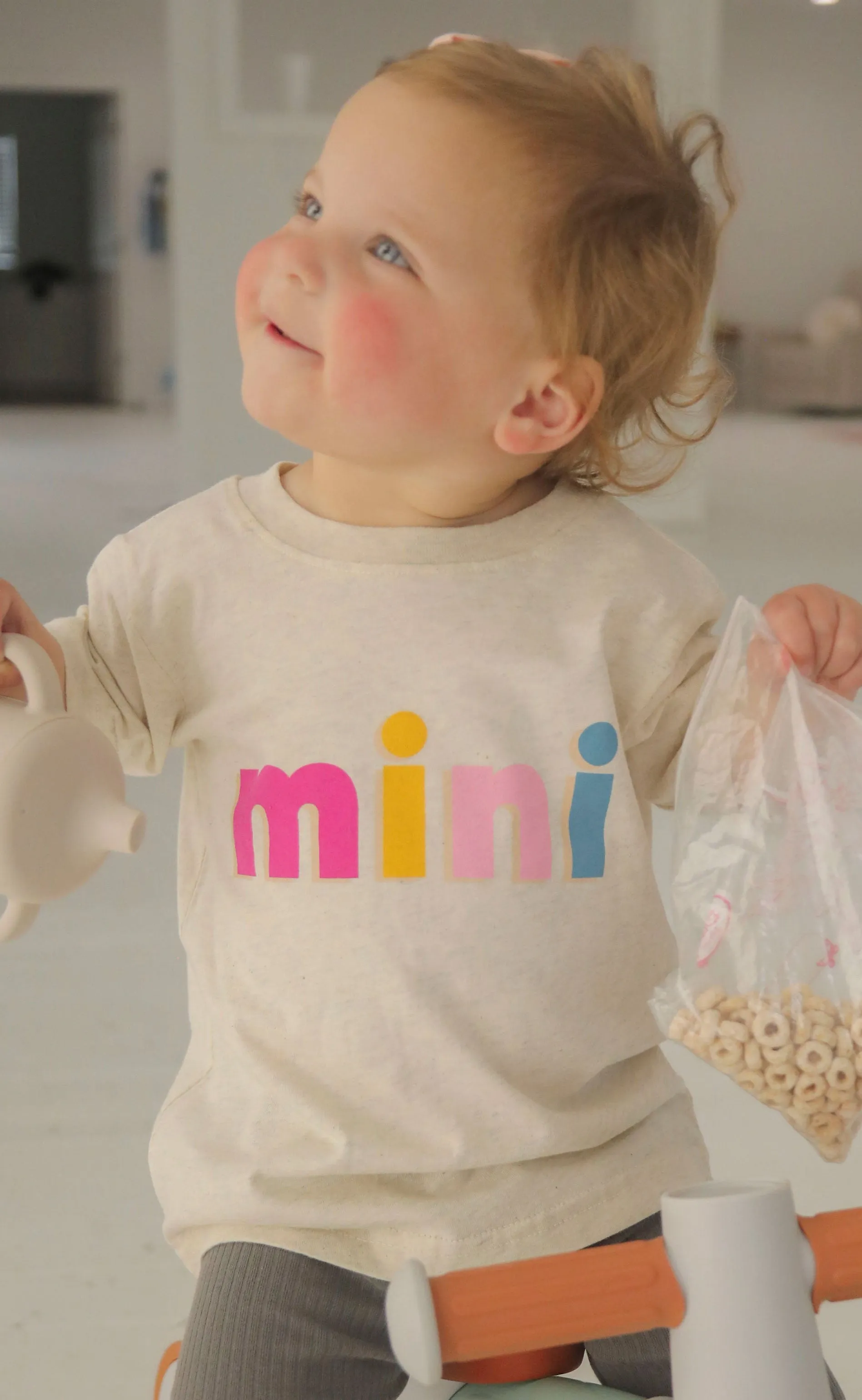 mini color block toddler tee - friday saturday