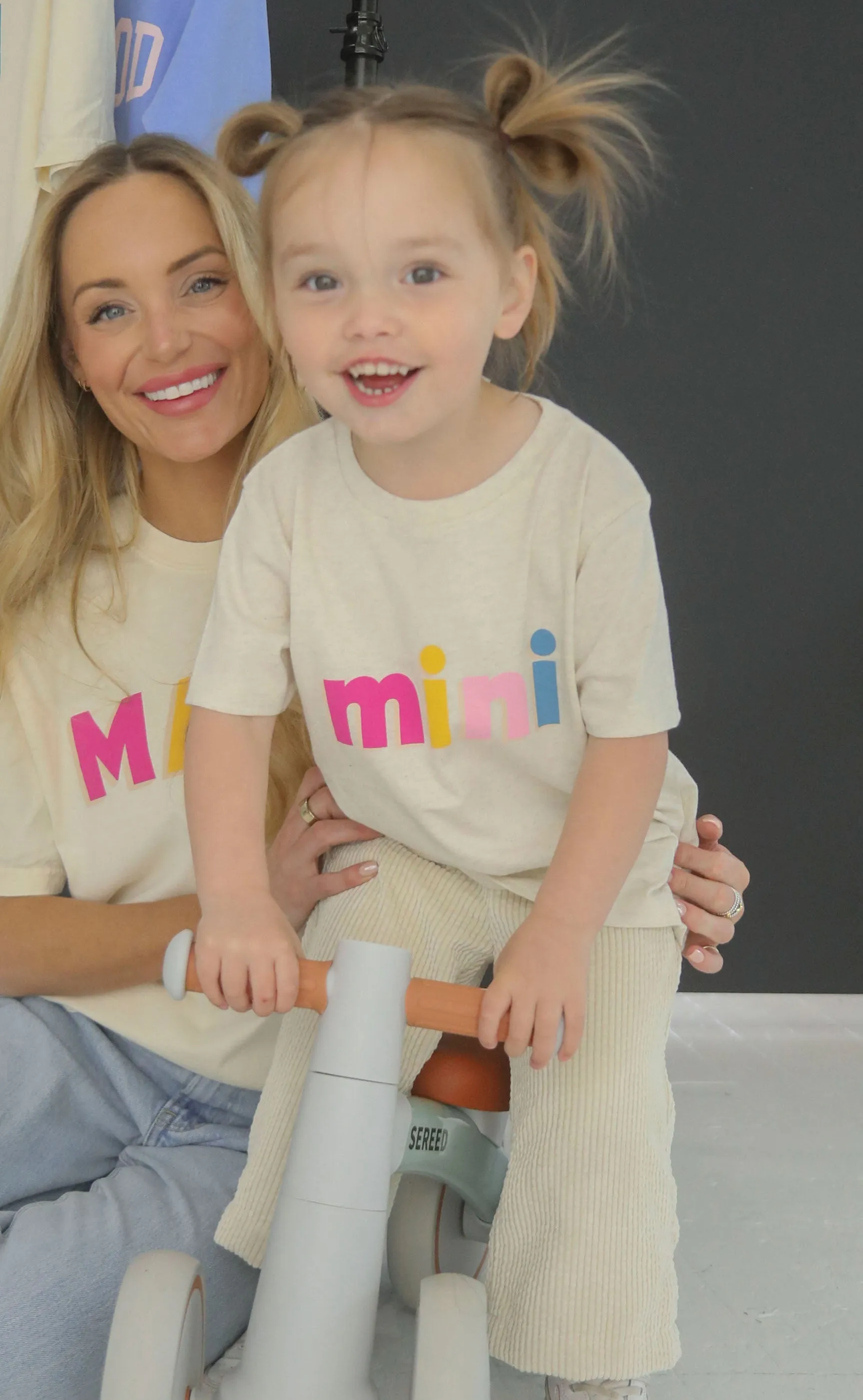 mini color block toddler tee - friday saturday